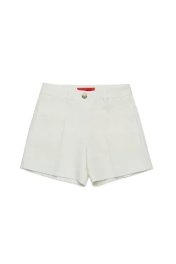Shorts | Party Looks>MAX&Co. Formal shorts with a pleat antique white