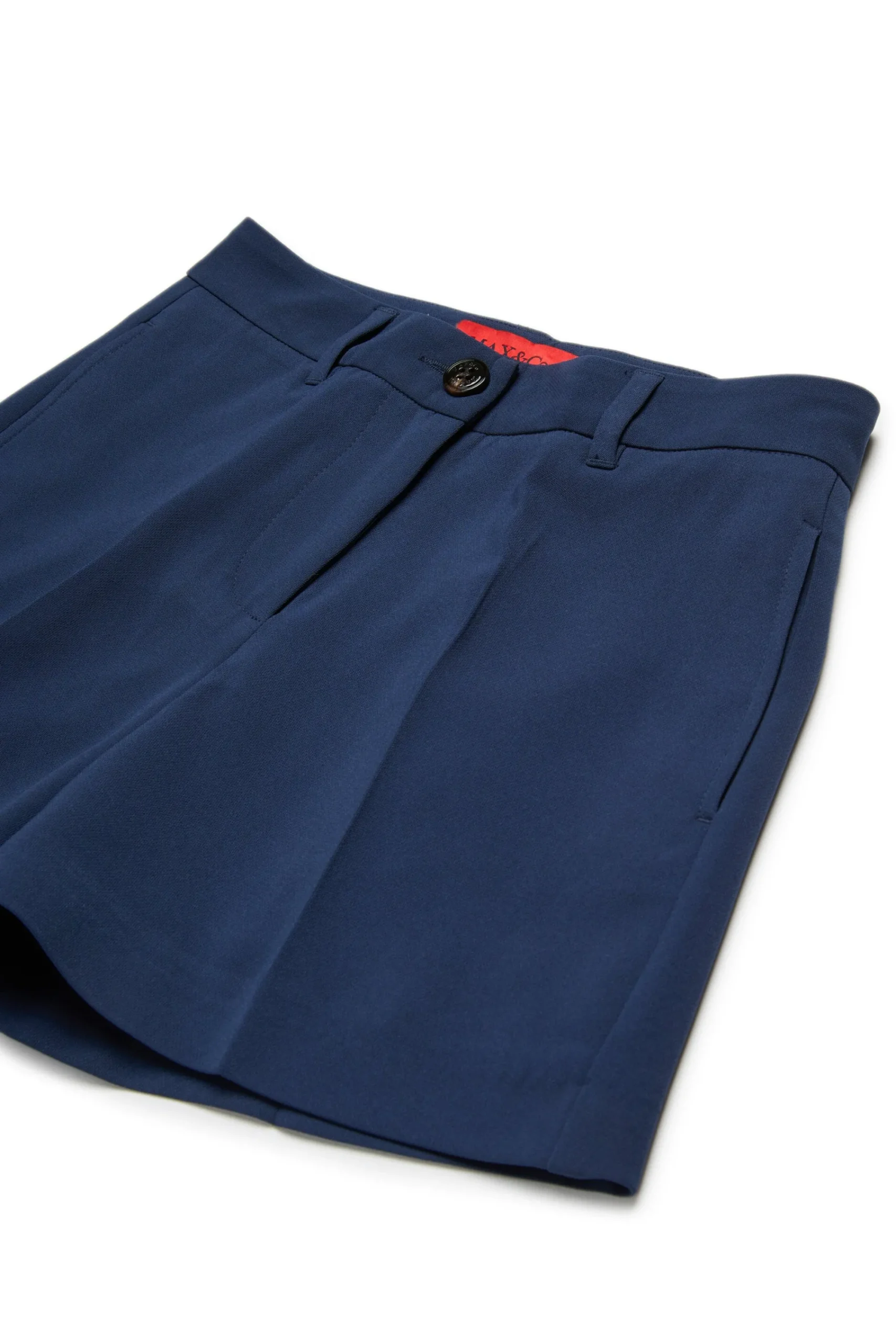 Shorts | Party Looks>MAX&Co. Formal shorts with a pleat bluette