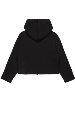 Sweatshirts>MAX&Co. Full-zip hooded sweatshirt black