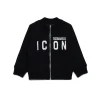 Sweatshirts | Activewear>DSQUARED2 Full-zip sweatshirt with ICON logo black