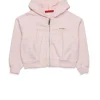 Sweatshirts | Activewear>MAX&Co. Full-zip sweatshirt with logo antique lilac pink