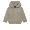 Sweatshirts | Activewear>DSQUARED2 Full-zip sweatshirt with Maple Leaf medium gray