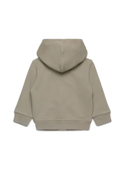 Sweatshirts | Activewear>DSQUARED2 Full-zip sweatshirt with Maple Leaf medium gray