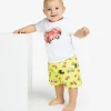 Swimwear | Swimwear>DIESEL Funny Campaign allover boxer shorts fluo yellow
