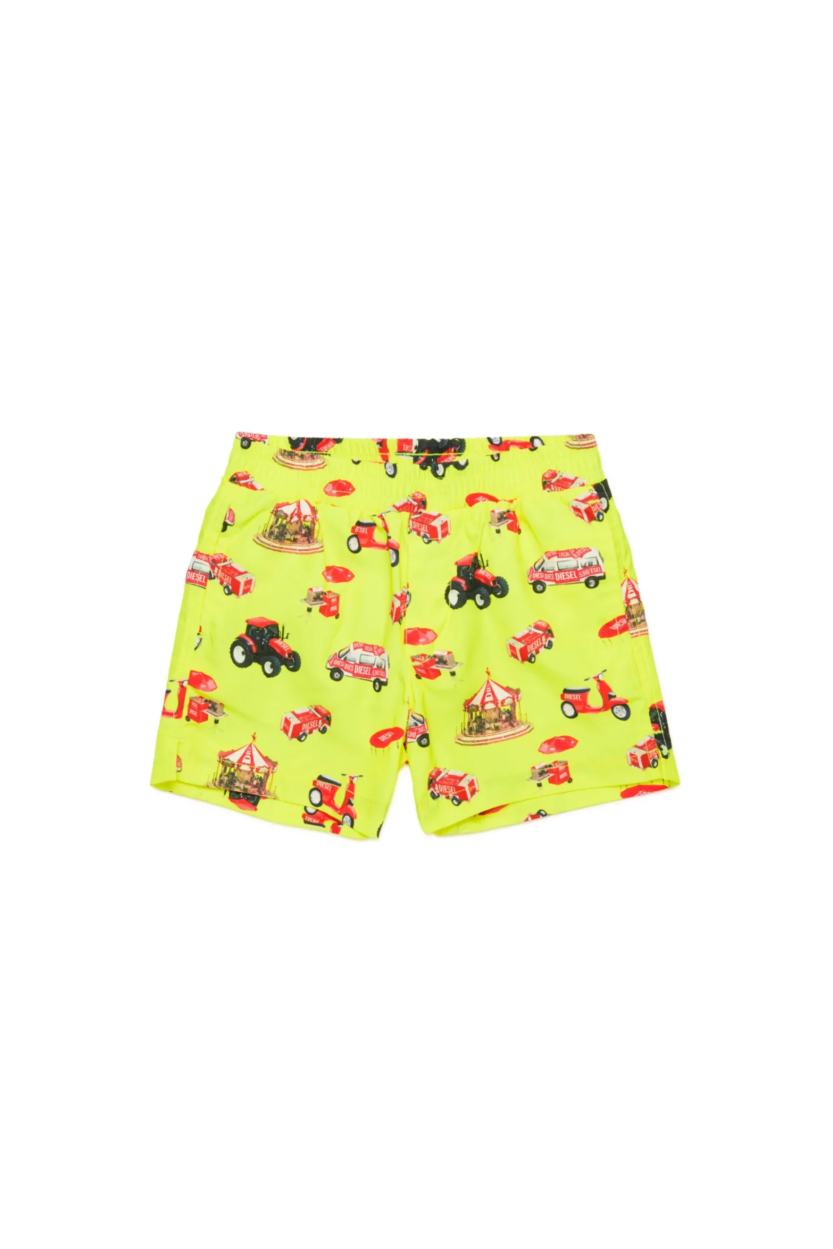 Swimwear | Swimwear>DIESEL Funny Campaign allover boxer shorts fluo yellow