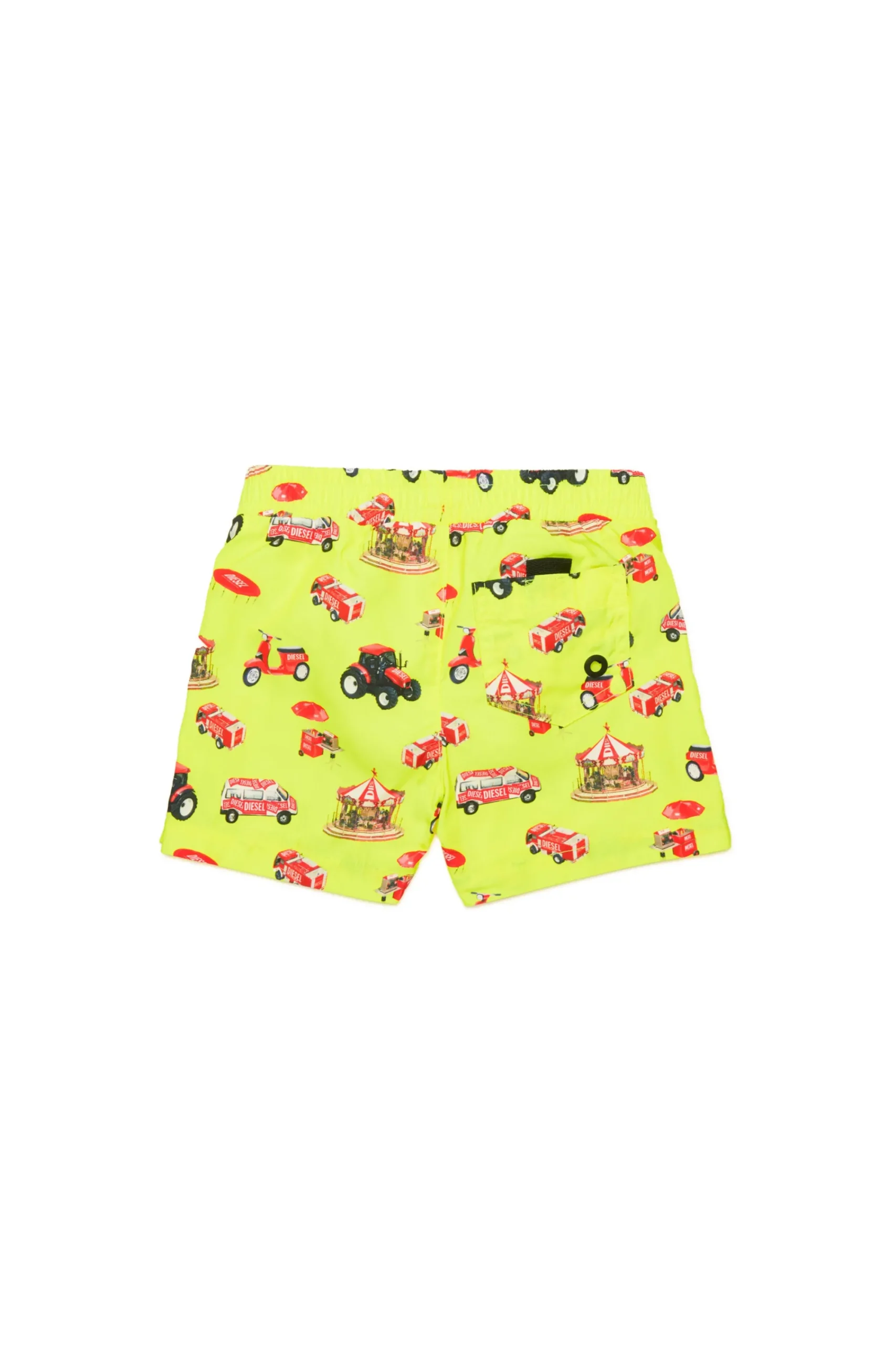 Swimwear | Swimwear>DIESEL Funny Campaign allover boxer shorts fluo yellow