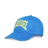 Logomania | Logomania>DIESEL Gabardine baseball cap with patch bright bluette