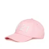 Hats And Caps | Logomania>N°21 Gabardine baseball cap with logo pink