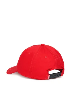 Swimwear | Swimwear>DIESEL Gabardine baseball cap with D graphics red