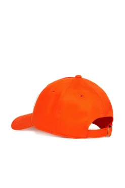 Hats And Caps | Logomania>N°21 Gabardine baseball cap with logo deep orange