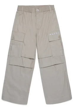 Pants | Pants>MARNI Gabardine cargo pants sand