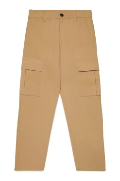 Pants>N°21 Gabardine cargo pants sand