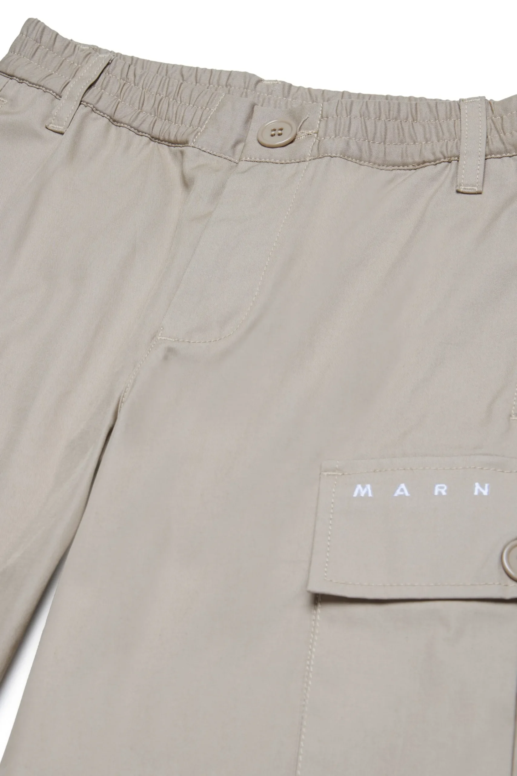 Pants | Pants>MARNI Gabardine cargo pants sand