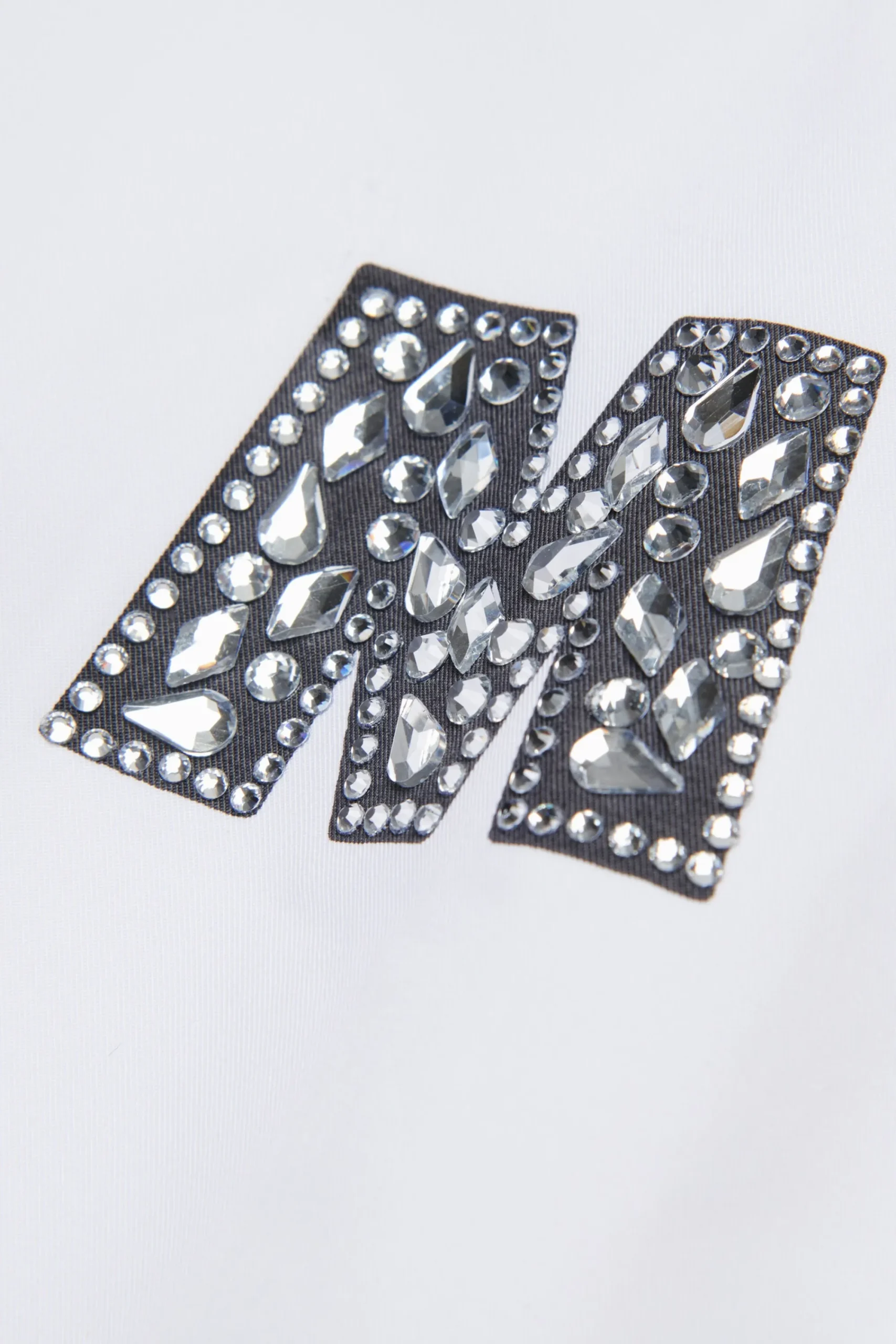 Dresses>MARNI Gabardine dress branded with Rhinestones logo white