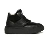 Sneakers | Sneakers>MM6 MAISON MARGIELA Gambetta leather midi trainers black