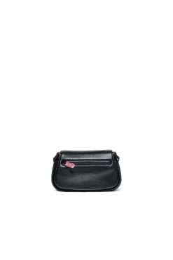 Bags And Backpacks>DIESEL Glossy coated fabric crossbody bag black