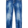 Denim-Mania | Denim-Mania>DSQUARED2 Gradient skinny jeans with stains - Skater blue denim