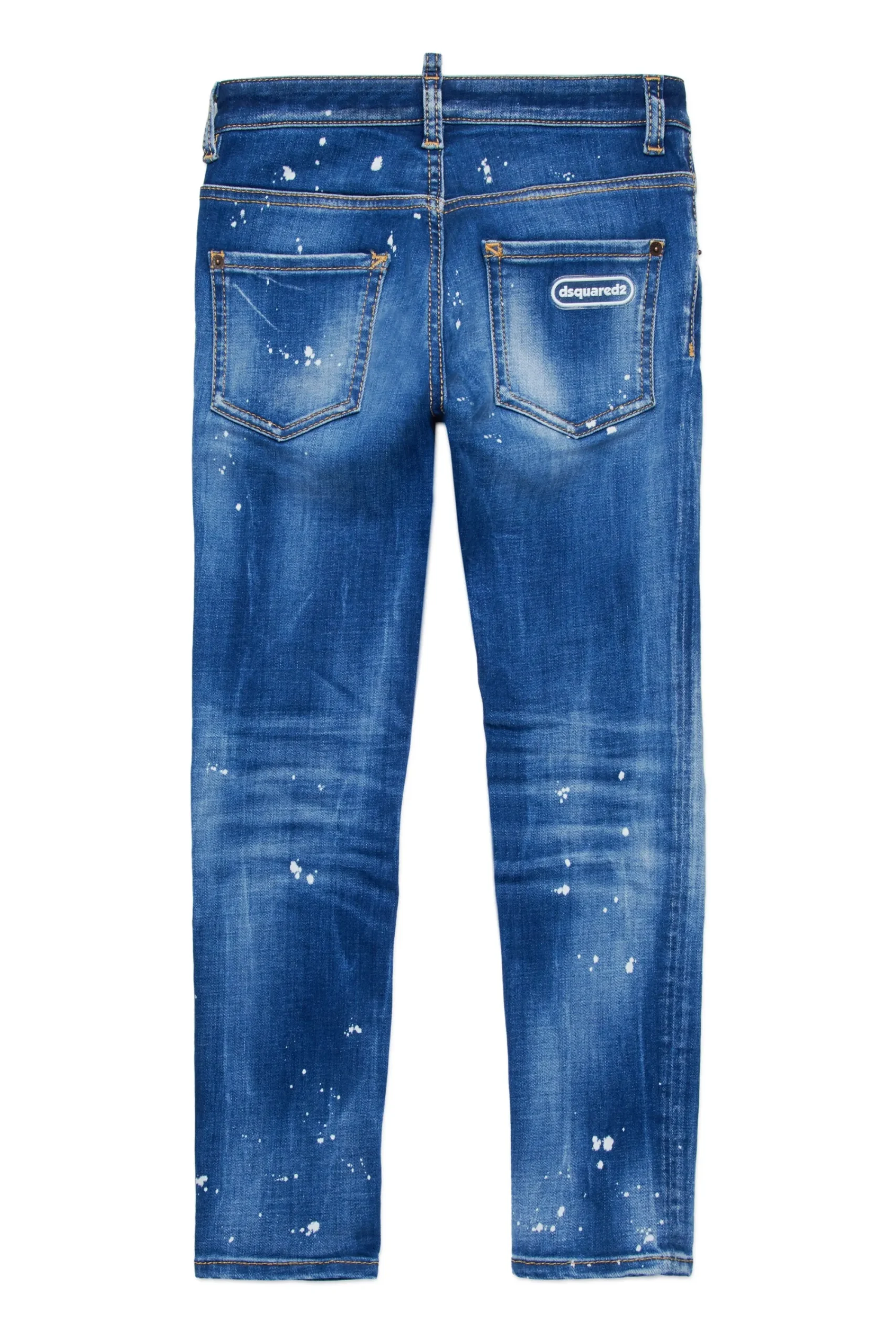 Denim-Mania | Denim-Mania>DSQUARED2 Gradient skinny jeans with stains - Skater blue denim