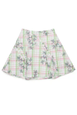 Skirts>MARNI Greenhouse allover poplin mini skirt hangtag yellow