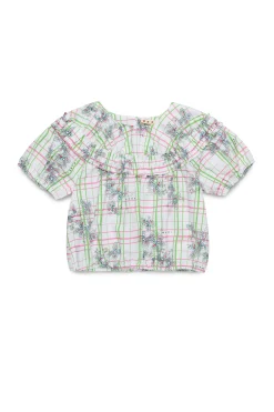 Shirts>MARNI Greenhouse allover poplin shirt hangtag yellow