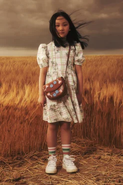 Dresses>MARNI Greenhouse allover poplin dress hangtag yellow