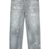 Jeans | Denim-Mania>DSQUARED2 straight jeans with colour spots - 642 grey