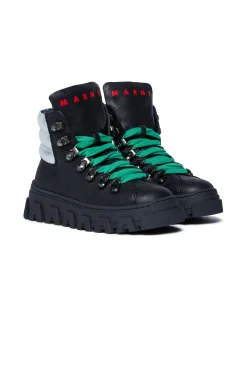 Sneakers | Sneakers>MARNI Hiking-style high top trainers black