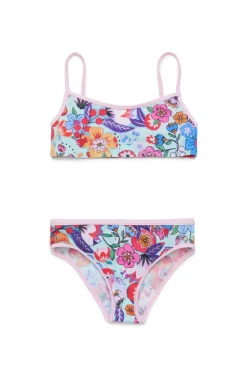 Swimwear | Swimwear>MARNI Holiday allover bikini swimming costume placid blue