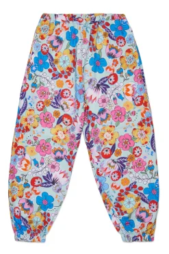 Pants>MARNI Holiday allover poplin jogger pants placid blue