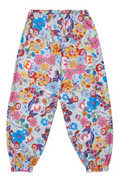 Pants>MARNI Holiday allover poplin jogger pants placid blue