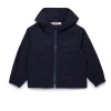 Jackets And Padded Jackets>MARNI Hooded gabardine jacket blue navy