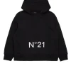 Activewear | Activewear>N°21 Hooded sweatshirt with logo black