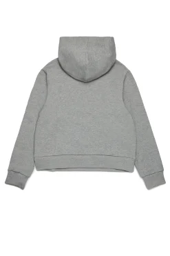 Activewear | Activewear>N°21 Hooded sweatshirt with logo grey melange