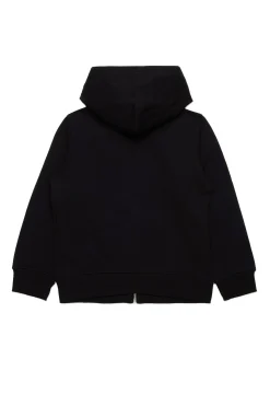 Oval D By Diesel | Oval D By Diesel>DIESEL Hooded sweatshirt with Oval D logo black