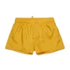 Logomania | Logomania>DSQUARED2 ICON branded boxer swimsuit mustard yellow