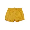 Swimwear | Logomania>DSQUARED2 ICON branded boxer swimsuit mustard yellow