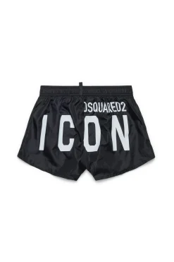 Swimwear | Swimwear>DSQUARED2 ICON branded boxer swimsuit black