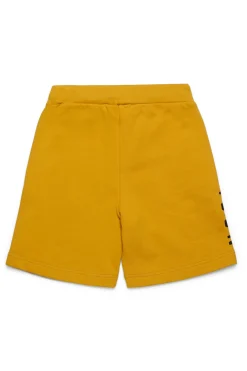 Shorts | Activewear>DSQUARED2 ICON branded shorts mustard yellow
