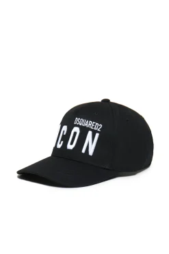 Hats And Caps | Hats And Caps>DSQUARED2 Icon logo gabardine baseball cap black