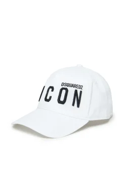 Hats And Caps | Hats And Caps>DSQUARED2 Icon logo gabardine baseball cap white