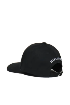 Hats And Caps | Hats And Caps>DSQUARED2 Icon logo gabardine baseball cap black