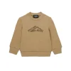 Sweatshirts | Logomania>DSQUARED2 Icon New Generation branded crew-neck sweatshirt cornstalk