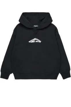 Sweatshirts | Logomania>DSQUARED2 Icon New Generation branded sweatshirt black