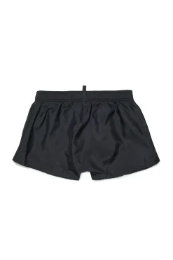 Swimwear>DSQUARED2 Icon New Generation branded boxer swimsuit black