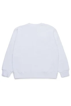 Sweatshirts | Logomania>DSQUARED2 Icon New Generation branded crew-neck sweatshirt white