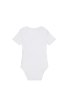 Logomania | Logomania>DSQUARED2 Icon New Generation branded ribbed sleepsuit white