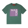 T-Shirts>MAX&Co. Icona t-shirt with logo spruce green