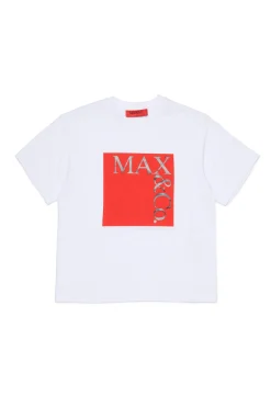 T-Shirts | Logomania>MAX&Co. Icona t-shirt with logo red