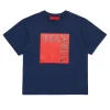 T-Shirts | Logomania>MAX&Co. Icona t-shirt with logo indigo