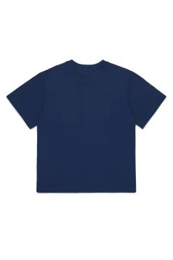 T-Shirts | Logomania>MAX&Co. Icona t-shirt with logo indigo